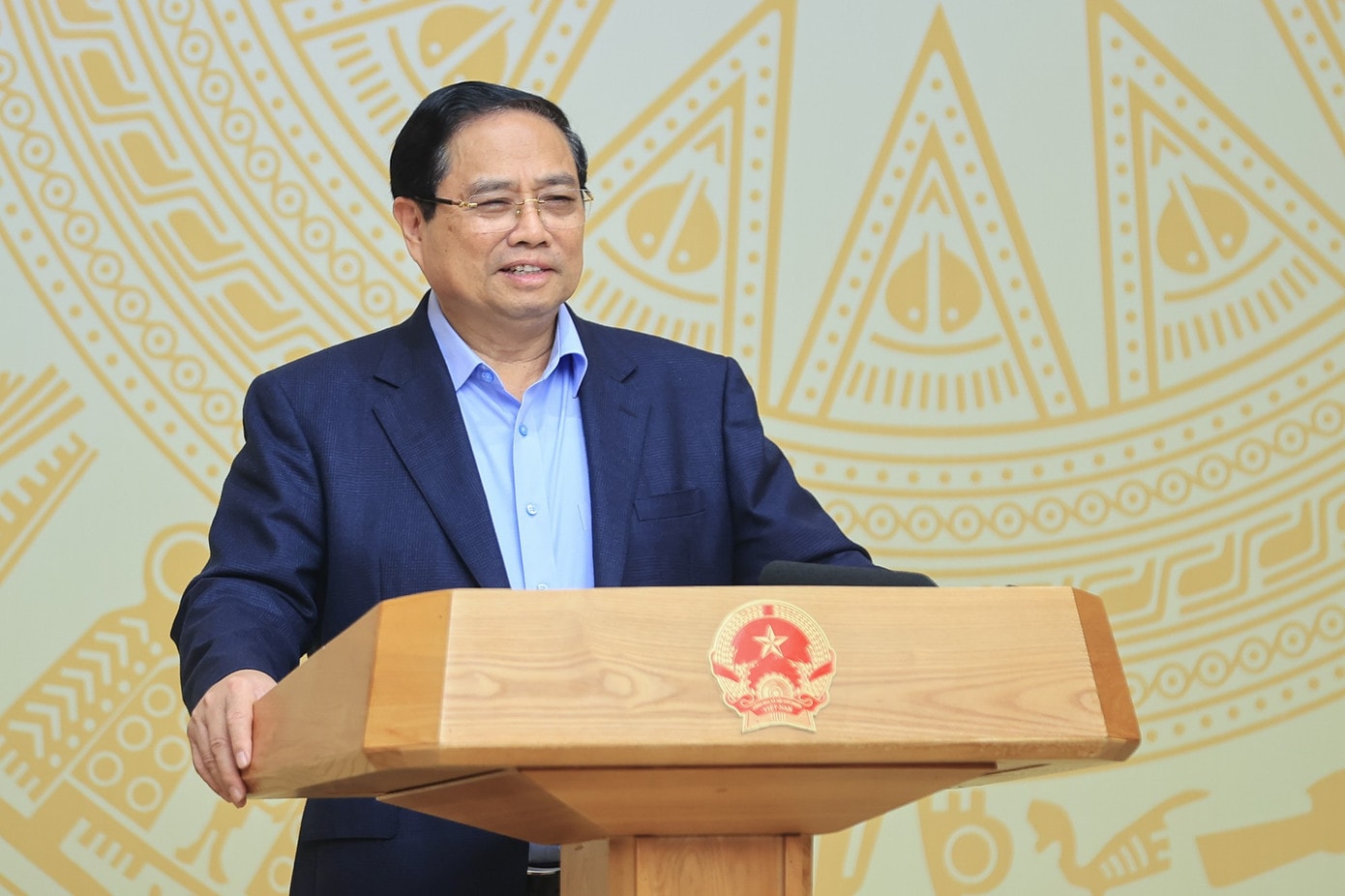 Thủ tướng Phạm Minh Chính chủ trì phiên họp. Ảnh: Nhật Bắc 213ttg1.jpg