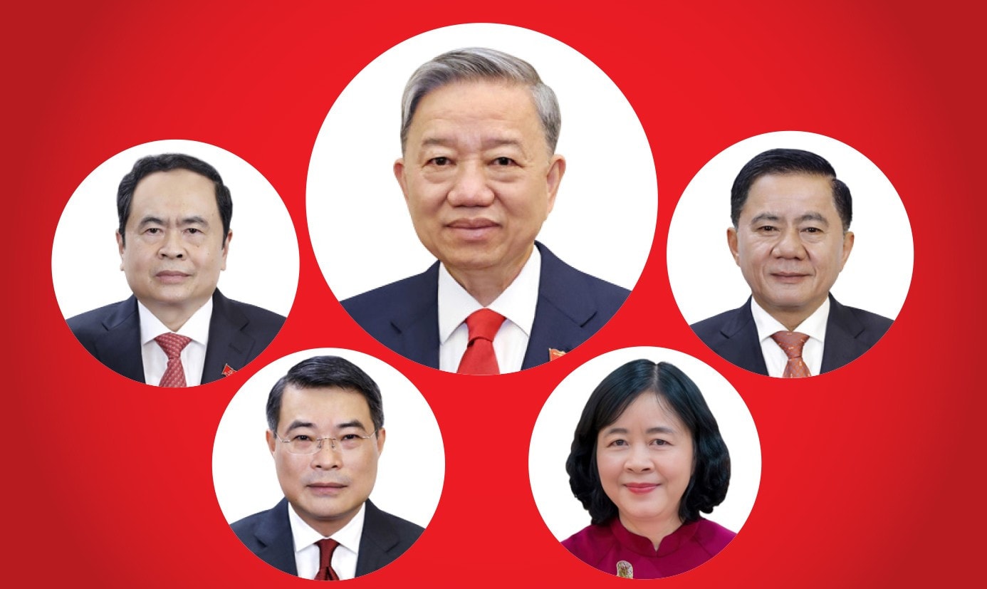 Tổng Bí thư Tô Lâm và các Ủy viên Bộ Chính trị đều trúng cử đại biểu Quốc hội khóa XVI. Ảnh: Thu Trang ldao.jpg