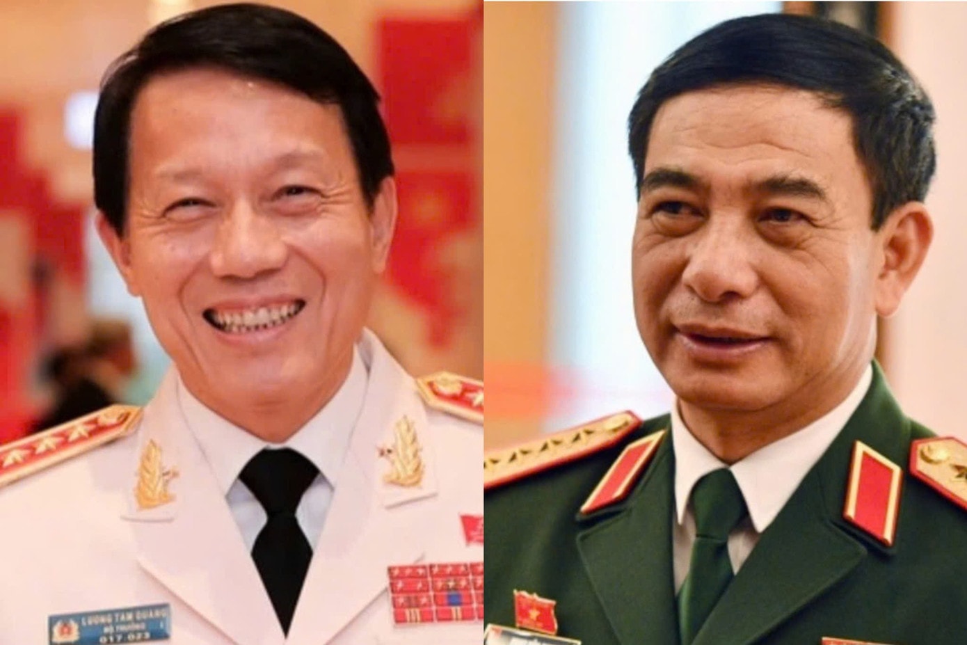 Đại tướng Lương Tam Quang và Đại tướng Phan Văn Giang đều trúng cử đại biểu Quốc hội khóa XVI. Ảnh: PV 193bcqpca.jpg