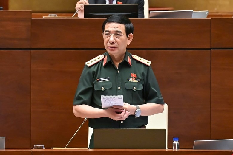 Đại tướng Phan Văn Giang, Bộ trưởng Bộ Quốc phòng. Ảnh: QH 193pvg.jpg