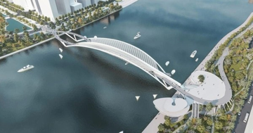 Lần đầu tiên Việt Nam có cây cầu nghìn tỷ với kiến trúc lá dừa độc đáo: Vòm thép được vận chuyển theo cách đặc biệt, tọa lạc tại TP giàu nhất cả nước