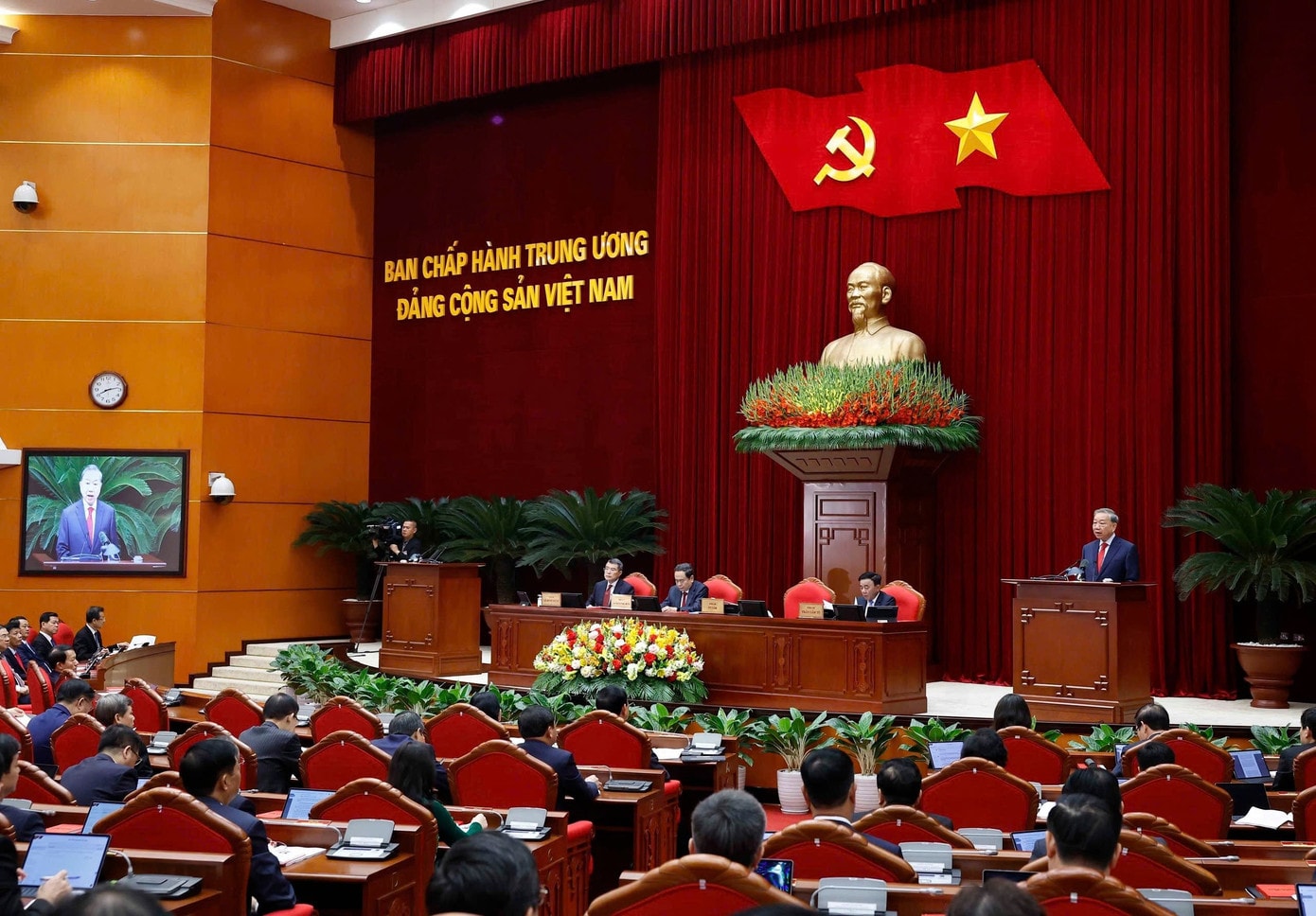Tổng Bí thư Tô Lâm phát biểu khai mạc hội nghị. Ảnh: TTXVN. tienphong-233tbttl2.jpg