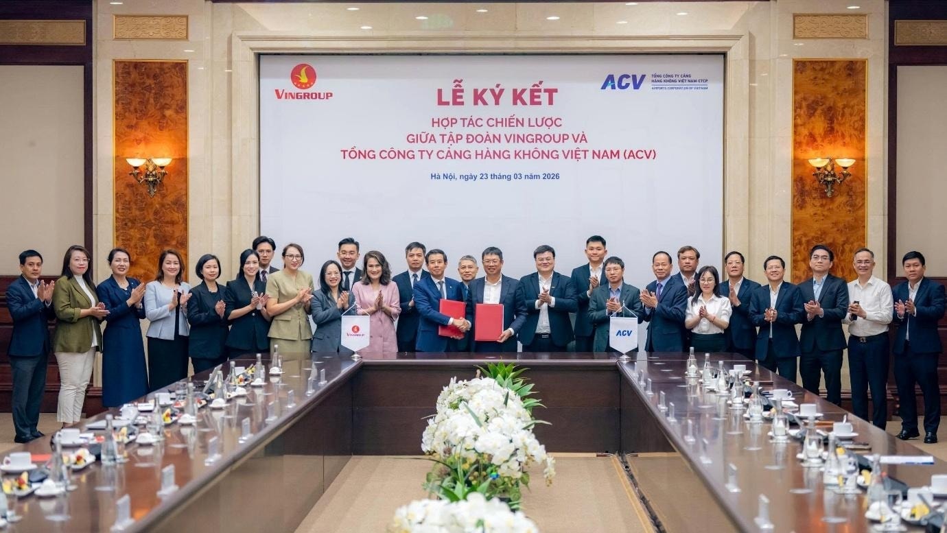 Lễ ký kết hợp tác chiến lược giữa <a style='text-decoration: none;' href='/ACV'>ACV</a> và Tập đoàn Vingroup-compressed