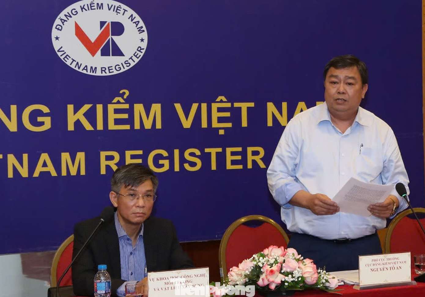 Ông Nguyễn Tô An tại tọa đàm. Ảnh: Lộc Liên. tp-anh.png