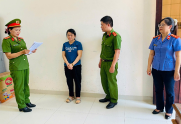Khám xét khẩn cấp, bắt ‘chủ hụi’ Nguyễn Thị Tường Vi SN 1989