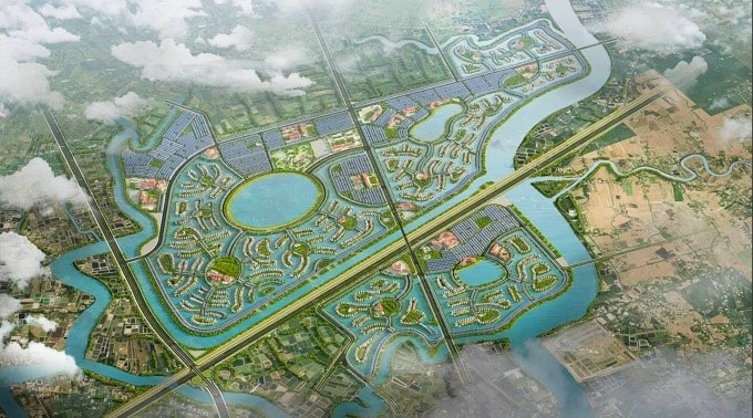 Phối cảnh Khu đô thị mới Phước Vĩnh Tây tại tỉnh Tây Ninh. Nguồn ảnh: Vingroup Phối cảnh Khu đô thị mới Phước Vĩnh Tây tại tỉnh Tây Ninh. Nguồn ảnh: Vingroup
