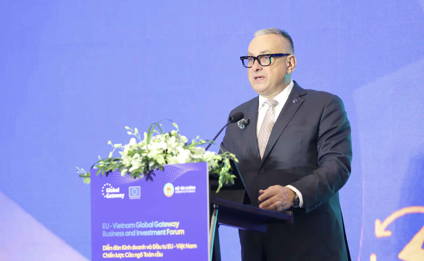 Ông Jozef Síkela - Cao ủy châu Âu phụ trách quan hệ đối tác quốc tế. Ảnh: T.N. screen-shot-2026-03-24-at-133353.png