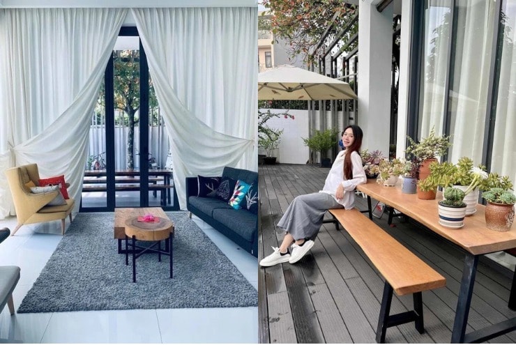 Biệt thự sân vườn bạc tỷ bề thế ở ngoại ô TP. HCM của vợ chồng Lý Hải - Minh Hà: Vị trí đắc địa, nội thất bằng gỗ cao cấp- Ảnh 4. Biệt thự sân vườn bạc tỷ bề thế ở ngoại ô TP. HCM của vợ chồng Lý Hải - Minh Hà: Vị trí đắc địa, nội thất bằng gỗ cao cấp- Ảnh 4.