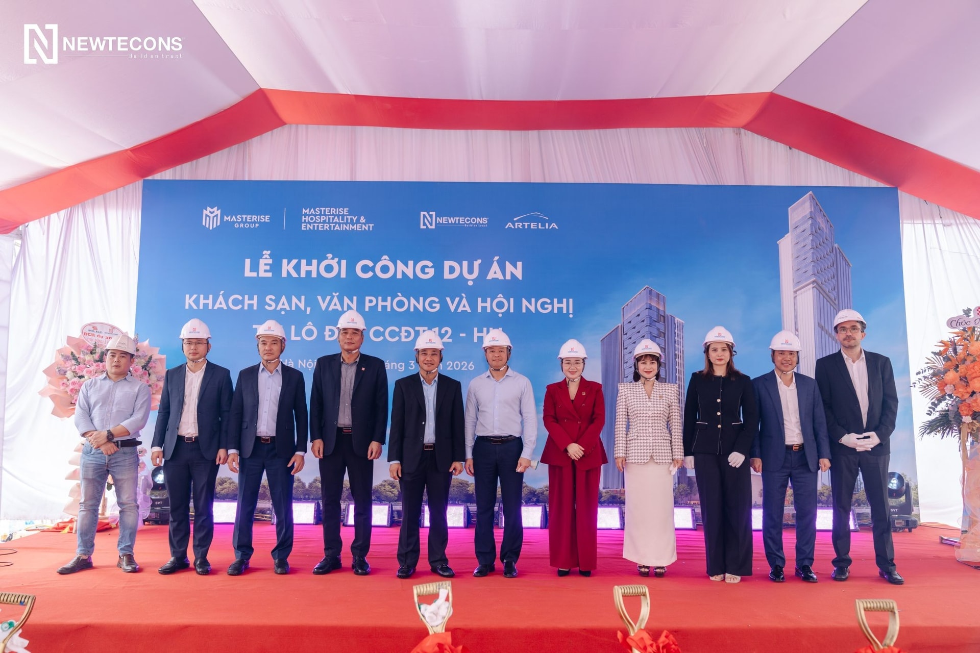 Trong một ngày, công ty xây dựng của ông Nguyễn Bá Dương đồng loạt khởi công hai dự án quy mô lớn tại Hà Nội - Ảnh 1.