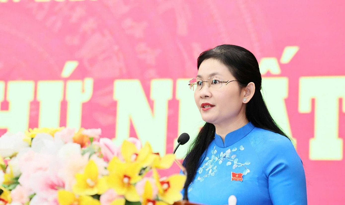 Bà Tôn Ngọc Hạnh, Ủy viên Ban chấp hành Trung ương Đảng, Phó Bí thư thường trực Tỉnh ủy Đồng Nai nhiệm kỳ 2025 - 2030, Chủ tịch HĐND tỉnh Đồng Nai khóa X tái đắc cử Chủ tịch HĐND tỉnh Đồng Nai khóa XI, nhiệm kỳ 2026 - 2031 (Ảnh: Công Nghĩa) z7666172630227-0997709d0b9d4918ee9d79724693d5db.jpg