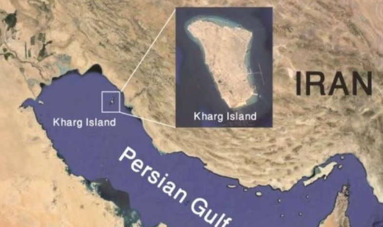 Vị trí chiến lược của đảo Kharg. Hình ảnh: Insight IAS. ‘Chiếm dầu mỏ của Iran, kiểm soát đảo Kharg’: Phát ngôn của ông Trump khiến thị trường hoang mang - Ảnh 2.