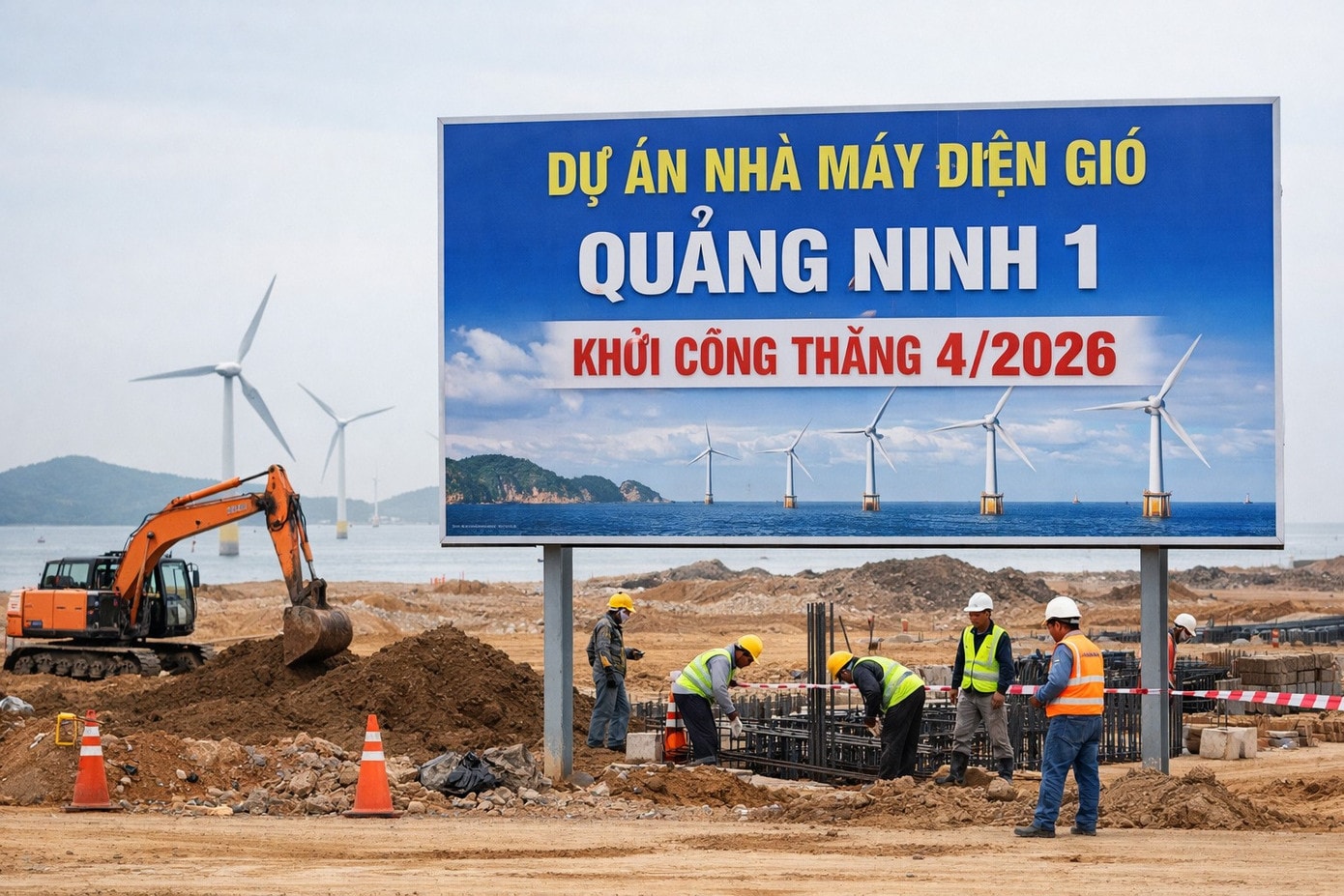 Quảng Ninh sắp có nhà máy điện gió đầu tiên - Ảnh 1.