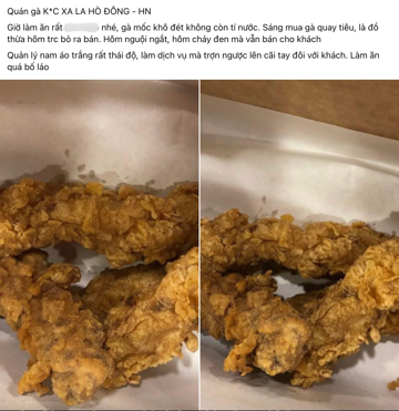 Khách hàng 'tố' gà rán KFC kém chất lượng, quản lý cãi tay đôi với khách: Thương hiệu phản hồi thế nào?