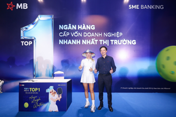 Khi ‘Top 1 tốc độ’ hội ngộ: VĐV số 1 thế giới Anna Leigh Waters đến MB - ngân hàng cấp vốn nhanh nhất cho doanh nghiệp