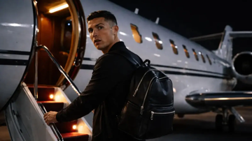 Ronaldo cùng bạn gái lên chuyên cơ gần 2.130 tỷ đồng, vội vã rời Trung Đông?