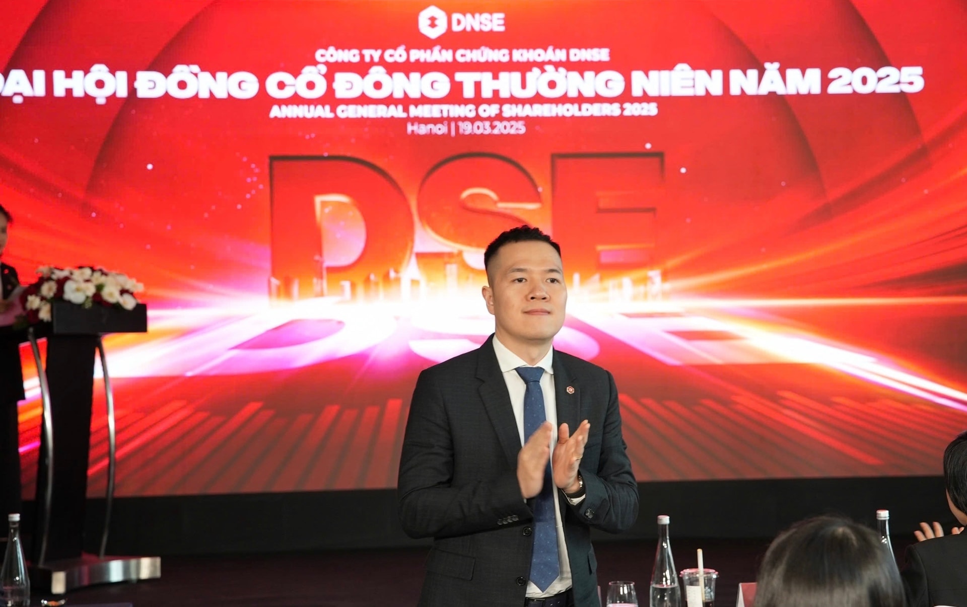 Ông Nguyễn Hoàng Giang, Chủ tịch DNSE tại Đại hội