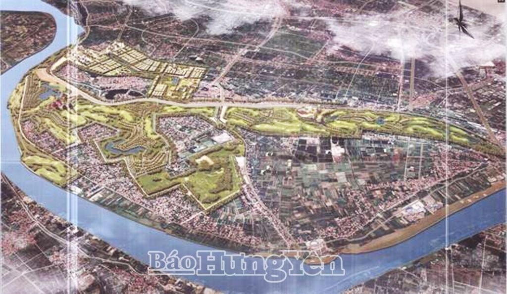 Phối cảnh dự án khu phức hợp đô thị, du lịch sinh thái, sân golf Khoái Châu. Nguồn ảnh: Đảng bộ Tỉnh ủy Hưng Yên