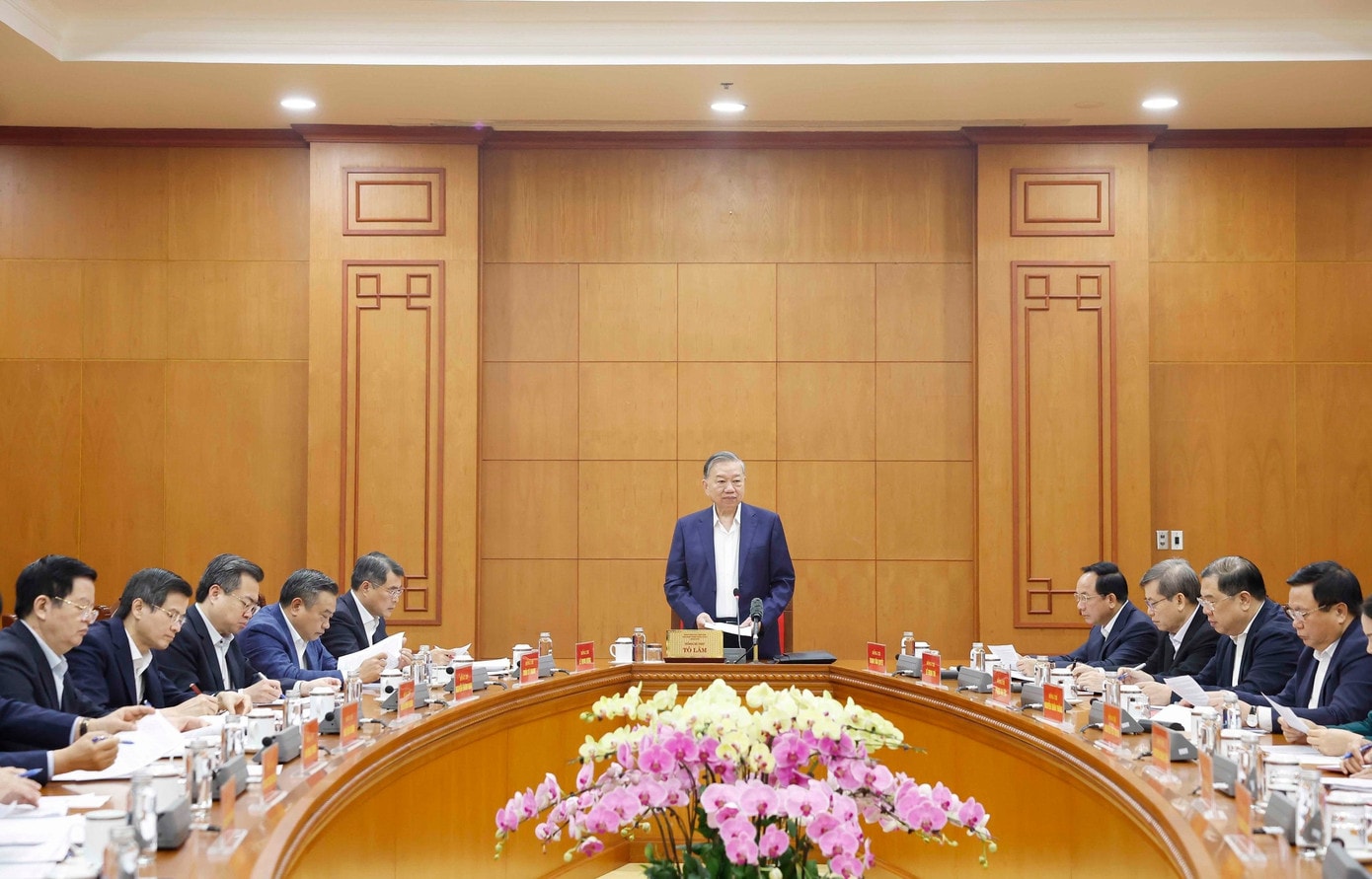 Quang cảnh buổi làm việc. Ảnh: TTXVN. tienphong-53tbt1.jpg