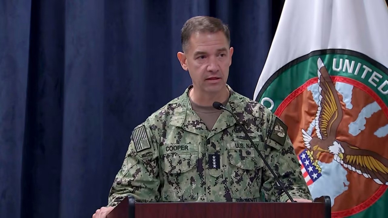 Tư lệnh Bộ Chỉ huy Trung tâm Mỹ (CENTCOM) - Đô đốc Brad Cooper. (Ảnh: CNN) cooper-20260305222908246.jpg
