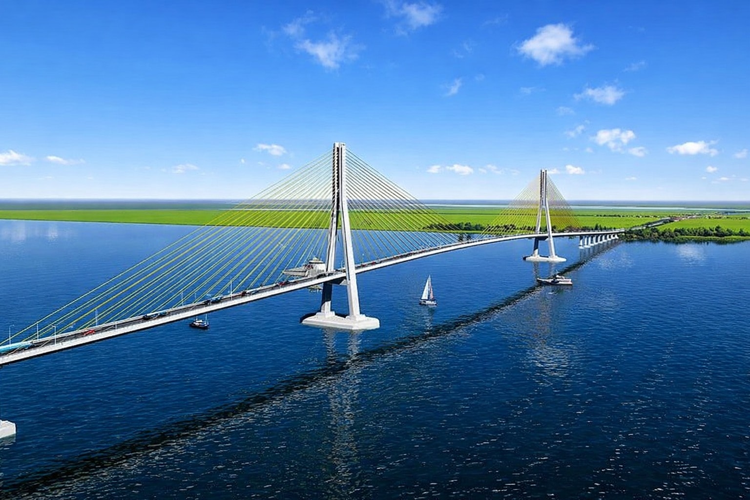 Việt Nam sắp có cây cầu 8.000 tỷ nối thông 2 tỉnh thành miền Tây, xóa bỏ toàn bộ các bến phà lâu đời- Ảnh 3. Việt Nam sắp có cây cầu 8.000 tỷ nối thông 2 tỉnh thành miền Tây, xóa bỏ toàn bộ các bến phà lâu đời- Ảnh 3.