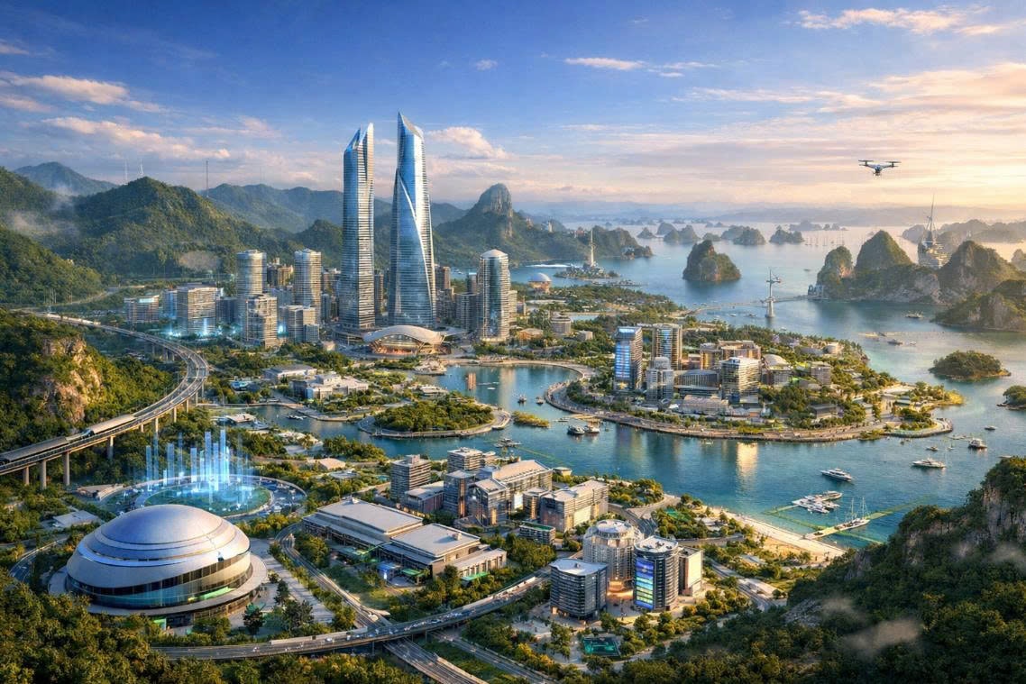 Khu kinh tế số và tri thức tự do Quảng Ninh. Ảnh minh họa Khu kinh tế số và tri thức tự do Quảng Ninh. Ảnh minh họa