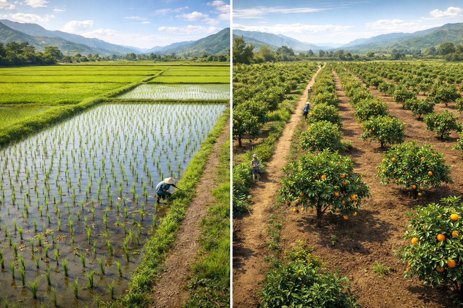 Từ bây giờ, tự ý chuyển đất trồng lúa sang đất trồng cây lâu năm có thể bị phạt đến 30 triệu đồng- Ảnh 1. Từ bây giờ, tự ý chuyển đất trồng lúa sang đất trồng cây lâu năm có thể bị phạt đến 30 triệu đồng- Ảnh 1.