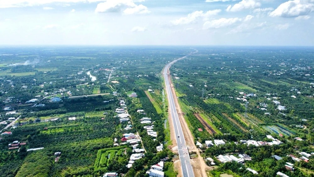 Tuyến cao tốc Mỹ Thuận - Cần Thơ. Nguồn ảnh: Plo.vn Tuyến cao tốc Mỹ Thuận - Cần Thơ. Nguồn ảnh: Plo.vn