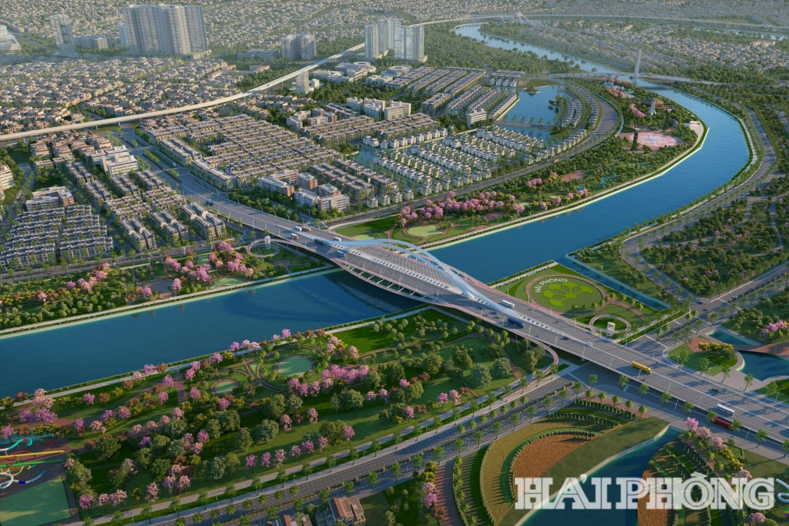 Phối cảnh dự án. Nguồn ảnh: Báo Hải Phòng Phối cảnh dự án. Nguồn ảnh: Báo Hải Phòng