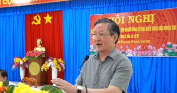 Cử tri cù lao An Giang quan tâm giải pháp ứng phó với giá xăng dầu, vật tư nông nghiệp