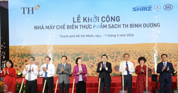 Khởi công nhà máy chế biến thực phẩm sạch trên 6.000 tỷ đồng tại KCN Sóng Thần 3