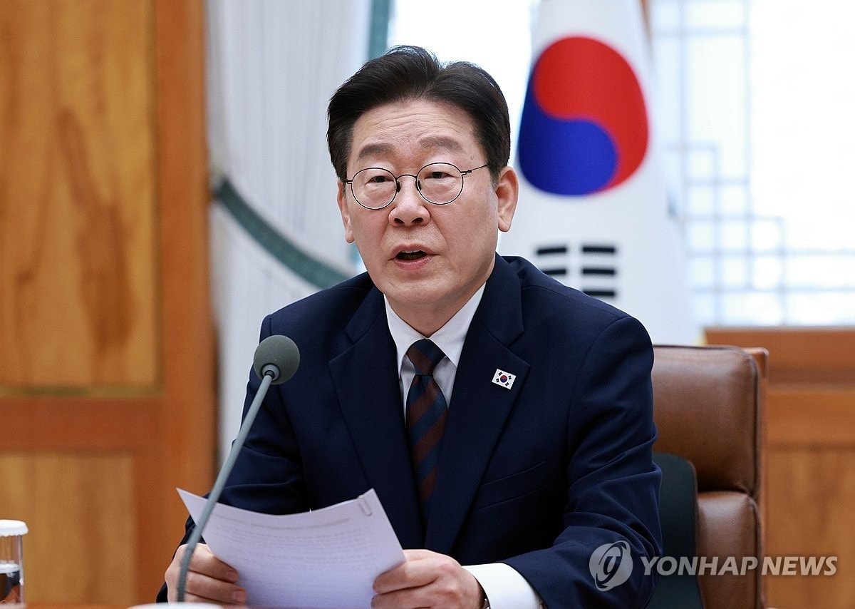Tổng thống Hàn Quốc Lee Jae Myung. (Ảnh: Yonhap) pyh2026030906810001300-p4.jpg