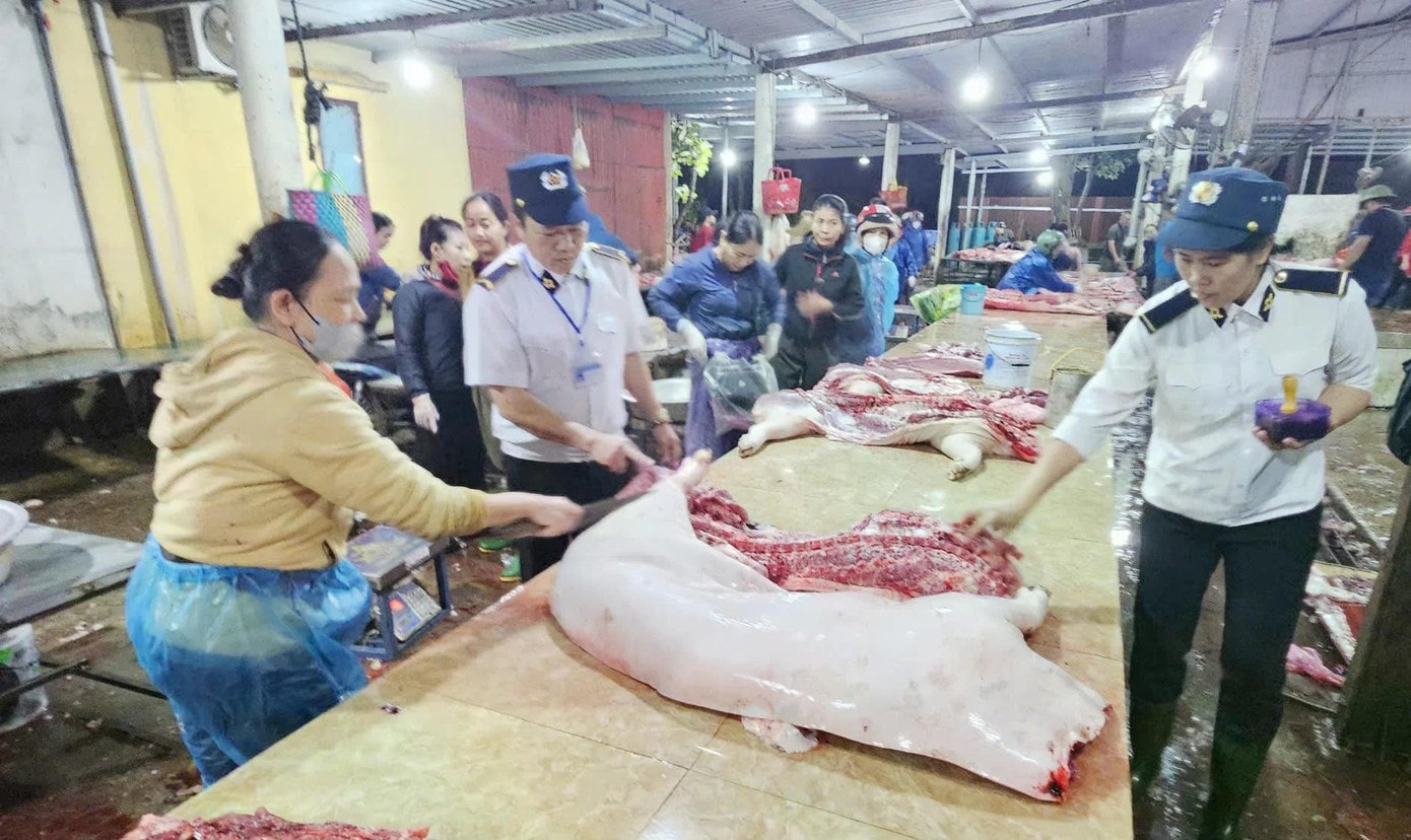 Theo chuyên gia, việc lực lượng thú y cơ sở bị thu hẹp là thực tế, song không thể lấy lý do thiếu người hay thu nhập thấp để biện minh cho việc buông lỏng quản lý. Vụ thịt lợn dịch vào bếp ăn trường học: Trách nhiệm của lực lượng thú y ra sao? - Ảnh 1.