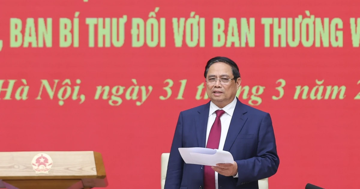 Thông qua báo cáo kiểm tra, giám sát Ban Thường vụ Đảng ủy Chính phủ