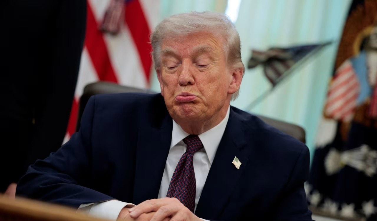 Tổng thống Mỹ Donald Trump. Ảnh: Reuters. Lý do khiến Tổng thống Mỹ muốn kết thúc chiến dịch Iran sau 2-3 tuần, cân nhắc rời khỏi ‘hổ giấy’ NATO - Ảnh 1.