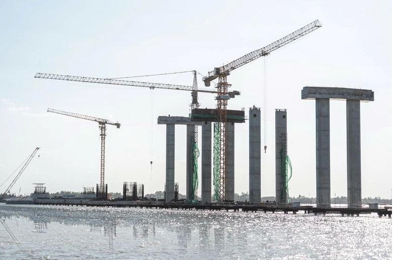 Dự án cầu dây văng lớn thứ 2 Việt Nam có độ khó bậc nhất cả nước, vốn đầu tư gần 8.000 tỷ đang nỗ lực gỡ khó- Ảnh 2. Dự án cầu dây văng lớn thứ 2 Việt Nam có độ khó bậc nhất cả nước, vốn đầu tư gần 8.000 tỷ đang nỗ lực gỡ khó- Ảnh 2.