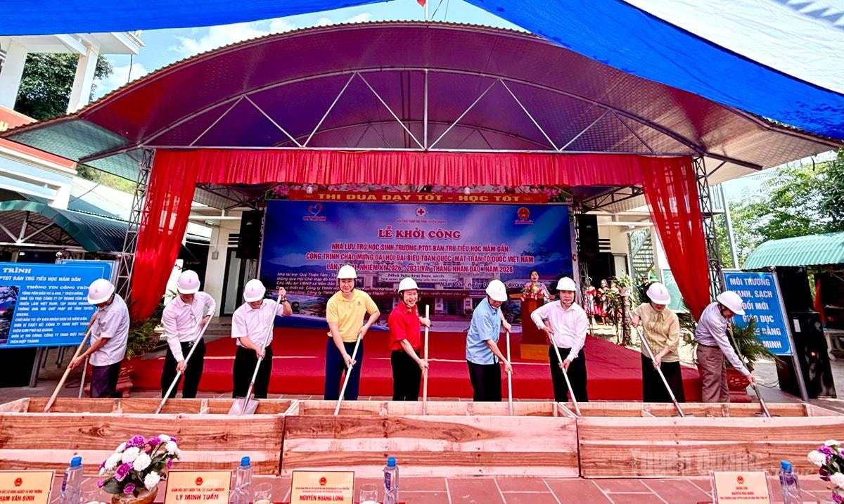 Hình ảnh tại lễ khởi công. Nguồn ảnh: Báo Tuyên Quang Hình ảnh tại lễ khởi công. Nguồn ảnh: Báo Tuyên Quang