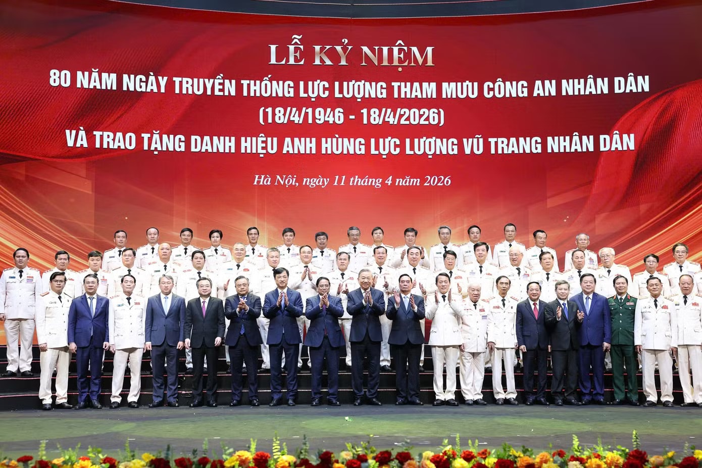 Tổng Bí thư, Chủ tịch nước Tô Lâm dự Lễ kỷ niệm 80 năm Ngày truyền thống lực lượng Tham mưu Công an nhân dân - Ảnh 2.