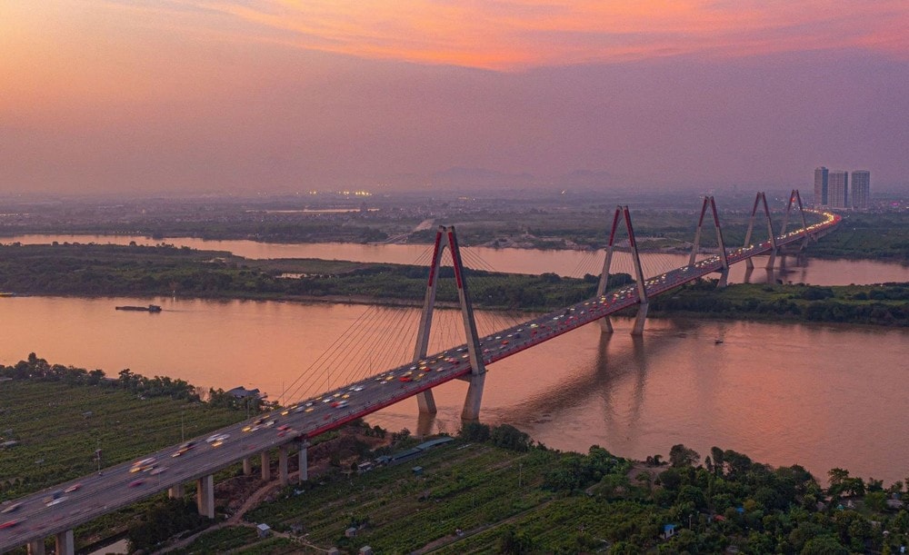Cầu dây văng thép dài nhất Việt Nam: Vốn gần 14.000 tỷ, biểu tượng 5 trụ tháp độc nhất châu Á giữa lòng Hà Nội- Ảnh 4. Cầu dây văng thép dài nhất Việt Nam: Vốn gần 14.000 tỷ, biểu tượng 5 trụ tháp độc nhất châu Á giữa lòng Hà Nội- Ảnh 4.