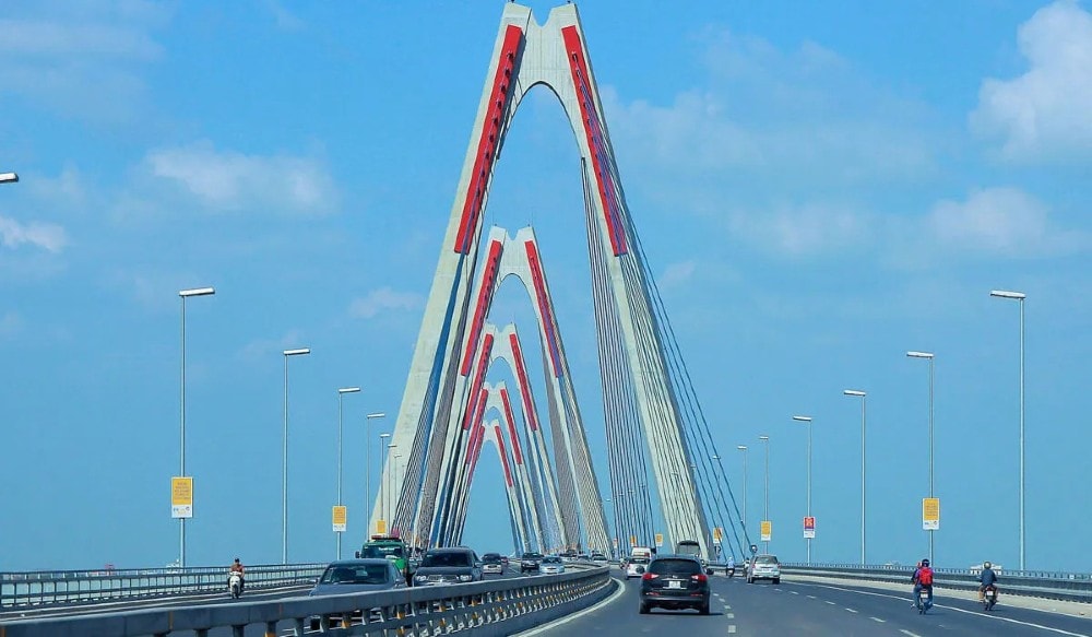 Cầu dây văng thép dài nhất Việt Nam: Vốn gần 14.000 tỷ, biểu tượng 5 trụ tháp độc nhất châu Á giữa lòng Hà Nội- Ảnh 3. Cầu dây văng thép dài nhất Việt Nam: Vốn gần 14.000 tỷ, biểu tượng 5 trụ tháp độc nhất châu Á giữa lòng Hà Nội- Ảnh 3.