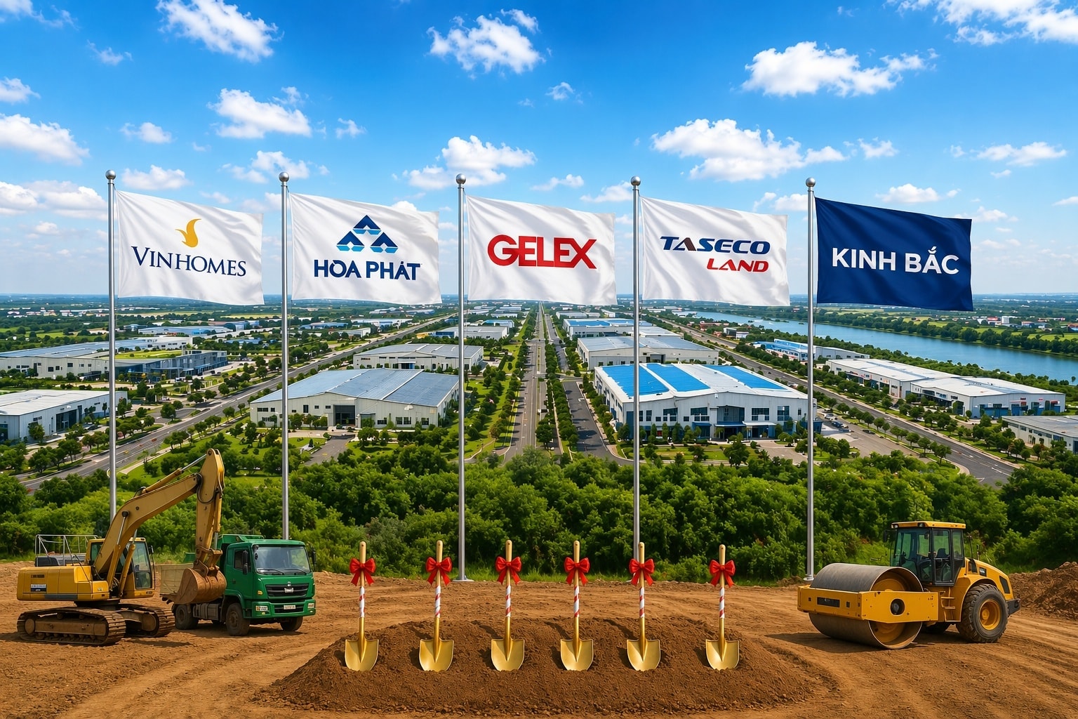 Vinhomes, Hòa Phát, GELEX, Taseco Land, Kinh Bắc cùng khởi công KCN tại một tỉnh miền Bắc trong tháng tới - Ảnh 1.