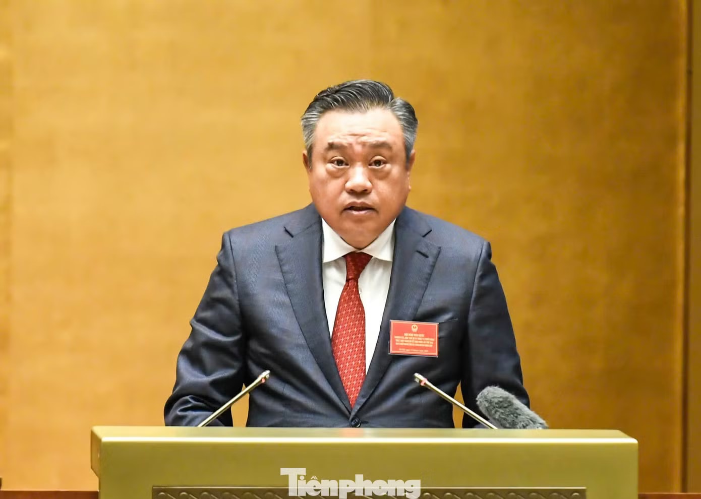 Chủ nhiệm Ủy ban Kiểm tra Trung ương Trần Sỹ Thanh. Ảnh: Như Ý. Bổ sung quyền kết nối dữ liệu ngân hàng, chứng khoán, đất đai cho Ủy ban Kiểm tra - Ảnh 1.