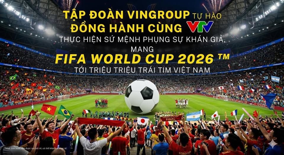 Tỷ phú Phạm Nhật Vượng đồng hành cùng <a style='text-decoration: none;' href='/VTV'>VTV</a> mang World Cup về Việt Nam - Ảnh 1.