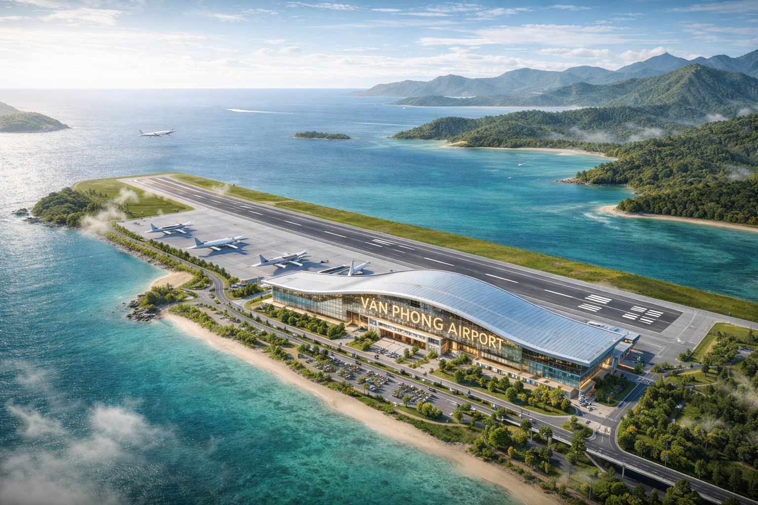 Việt Nam sẽ có thêm 2 sân bay mới, 1 nằm hoàn toàn trên đồi núi, 1 nằm hoàn toàn trên mặt nước, vốn đầu tư khoảng 13.000 tỷ- Ảnh 2.