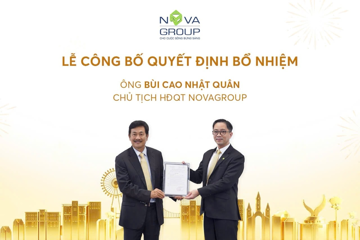 NovaGroup: Nhà sáng lập Bùi Thành Nhơn chuyển giao vai trò Chủ tịch cho ông Bùi Cao Nhật Quân