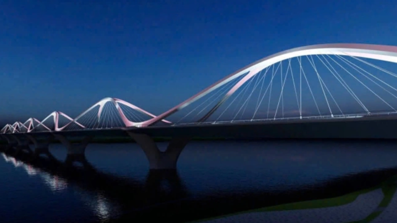 Chỉ 1 năm nữa, siêu cầu 16.000 tỷ mang tên danh tướng huyền thoại bắc qua dòng sông biểu tượng của Thủ đô chính thức hoàn thành- Ảnh 2. Chỉ 1 năm nữa, siêu cầu 16.000 tỷ mang tên danh tướng huyền thoại bắc qua dòng sông biểu tượng của Thủ đô chính thức hoàn thành- Ảnh 2.
