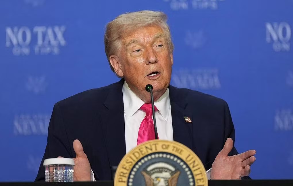 Tổng thống Mỹ Donald Trump. Tổng thống Mỹ Trump phát tín hiệu về vòng đàm phán thứ hai với Iran - Ảnh 1.
