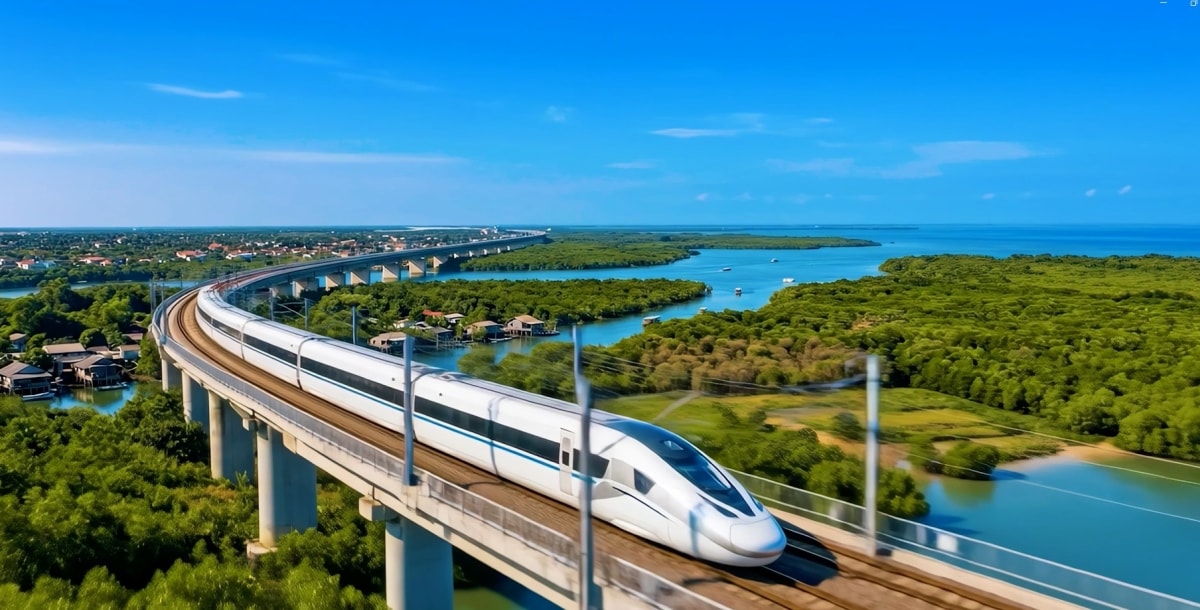 Đường sắt tốc độ cao đầu tiên của Việt Nam: Giải mã 'cú hích 30 phút' làm thay đổi bản đồ bất động sản phía Bắc- Ảnh 6. Đường sắt tốc độ cao đầu tiên của Việt Nam: Giải mã 'cú hích 30 phút' làm thay đổi bản đồ bất động sản phía Bắc- Ảnh 6.