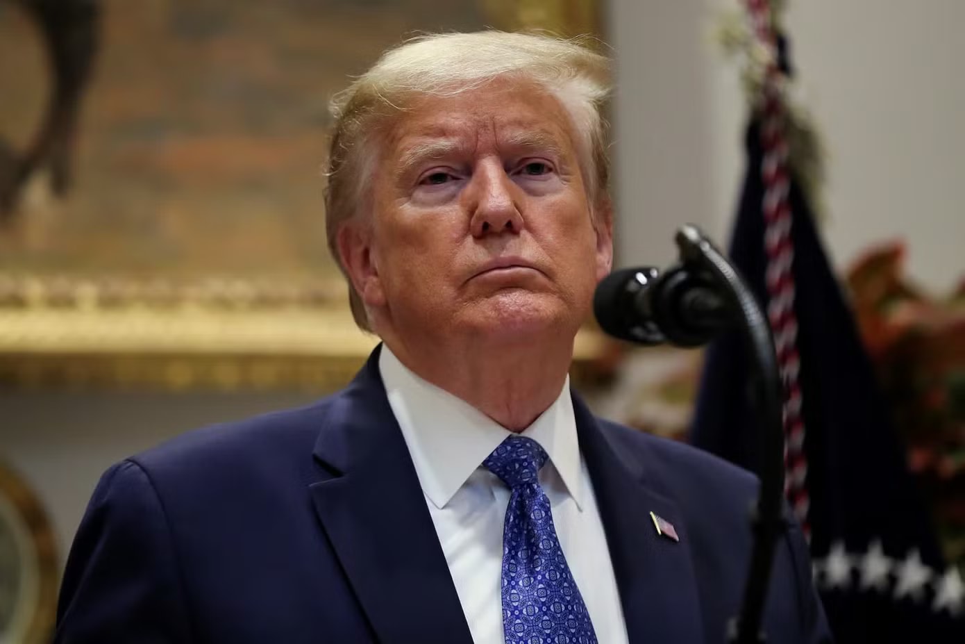Tổng thống Mỹ Donald Trump. (Ảnh: Reuters) Tổng thống Mỹ Trump dọa ‘phá hủy’ mọi nhà máy điện, cầu đường ở Iran - Ảnh 1.