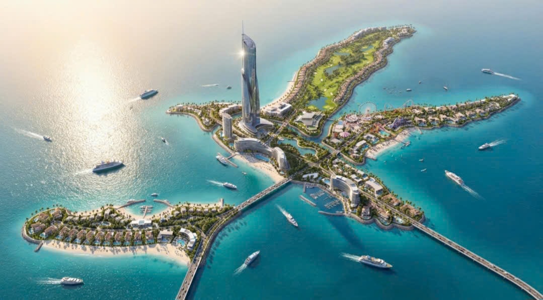 Phối cảnh 1 cụm đảo. Nguồn ảnh: Báo An Giang Phối cảnh 1 cụm đảo. Nguồn ảnh: Báo An Giang