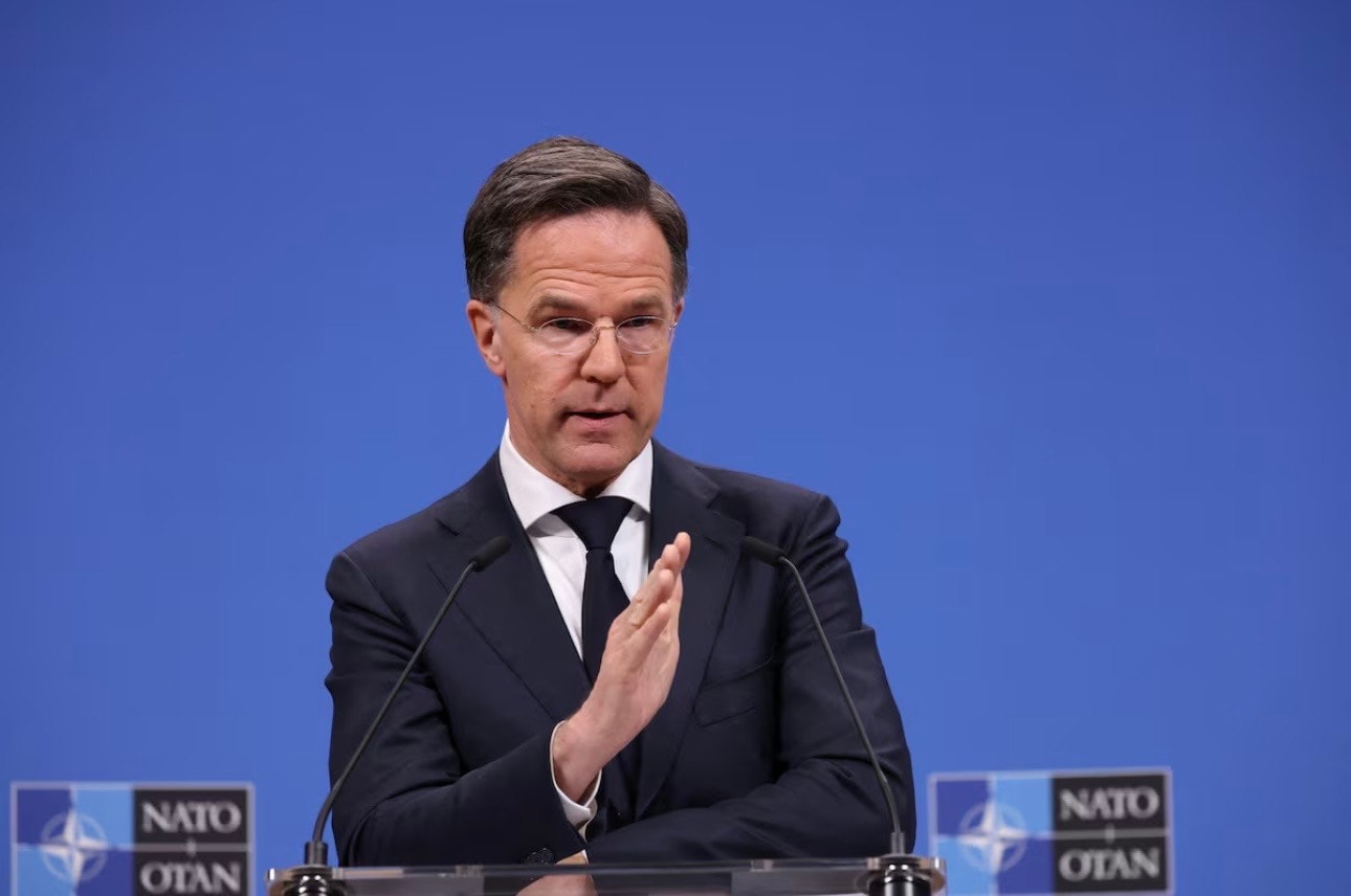 Tổng Thư ký NATO Mark Rutte. (Ảnh: Reuters) Lãnh đạo NATO vội tới Mỹ sau khi Tổng thống Trump nói ‘không phải bạn’ - Ảnh 1.